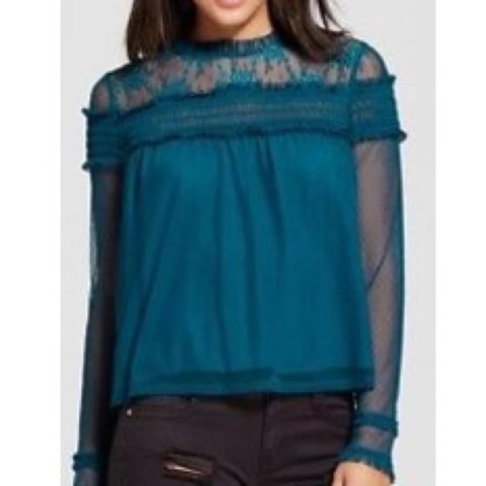Blouse, Navy Blue